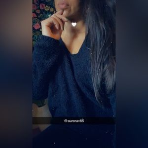 Cozy and so soft - teddy sweater by Rue21 - Blackest Black